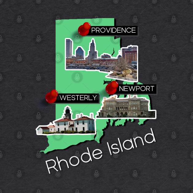 Rhode Island Map by Laybov